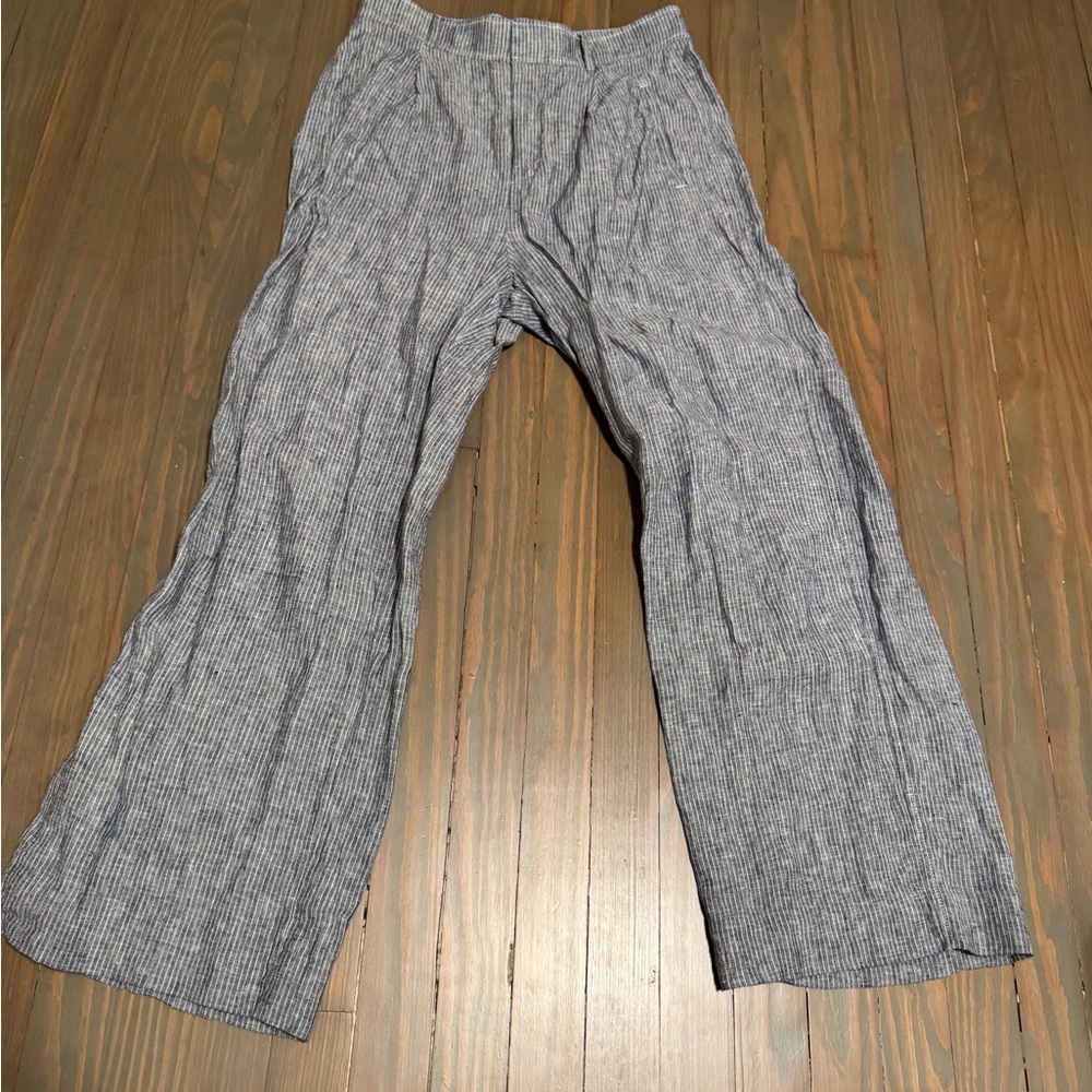 Everlane Women's Striped Wide Leg Pants